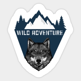 Wild adventure Sticker